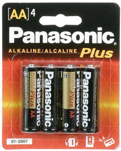 Paquet de 4 piles AA de Panasonic