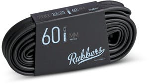 Rubbers 700 x 23-25C Tube (Black 60mm Presta Valve)
