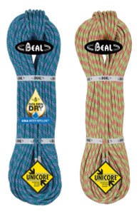 Beal Ice Line 8.1mm Golden Dry Rope Set
