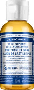 Dr. Bronner's Pure-Castile Peppermint Liquid Soap 59ml