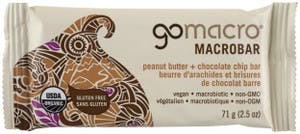 GoMacro Peanut Butter + Chocolate Chip Bar