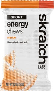 Jujubes énergétiques Sport à saveur d'orange de Skratch Labs