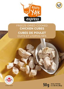 Happy Yak Freeze-Dried Cooked Chicken Cubes