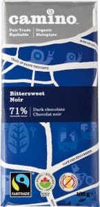 Camino Bittersweet Dark Chocolate Bar 71%