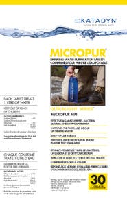 Katadyn MicroPur MP1 Water Treatment Tablets
