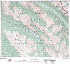 83C13-Medicine Lake de NTS Map