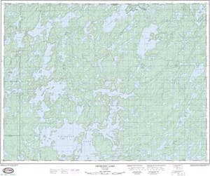 52F12-Dryberry Lake de NTS Map