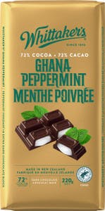Chocolat à la menthe Ghanéen de Whittaker's