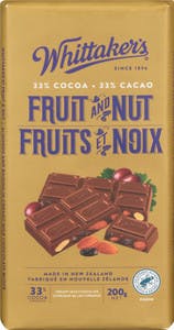 Whittaker's Fruit and Nut Chocolate