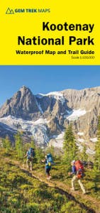 Kootenay National Park Map 6th Edition de Gem Trek Publishing