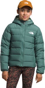 The North Face Printed Reversible North Down Hooded Jacket - Girls' - Children to Youths