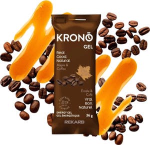 Gel à l'érable et au café de Krono Nutrition