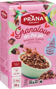 Croustillant au brownie Granolove de Prana Organic