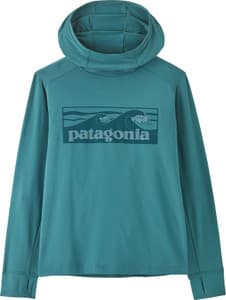 Haut à capuchon à manches longues poids léger Capilene de Patagonia - Jeunes