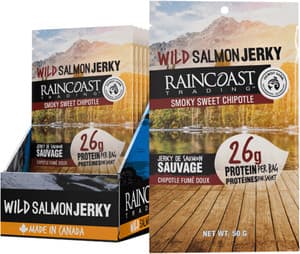 Raincoast Trading Wild Salmon Jerky Smoky Sweet Chipotle