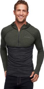 Black Diamond Solution 150 Merino Baselayer Half Zip Hoodie - Men's