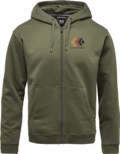 Haut à capuchon à fermeture éclair complète délavé de Black Diamond - Hommes