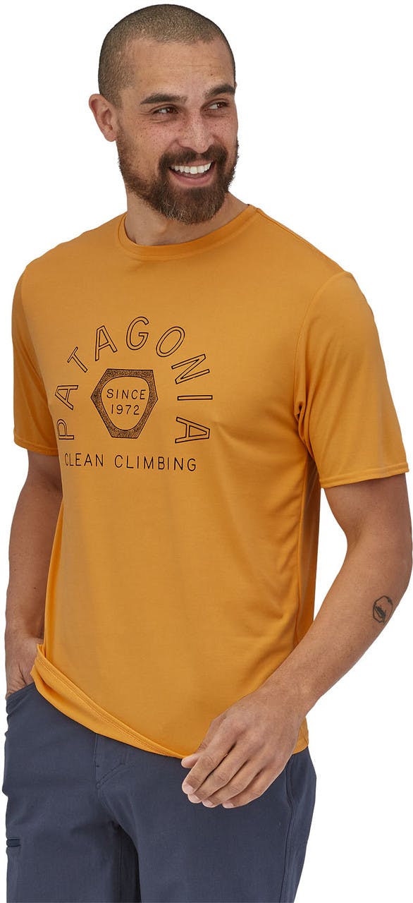 Cap Cool Daily Graphic Shirt Clean Climb Hex/Saffron X
