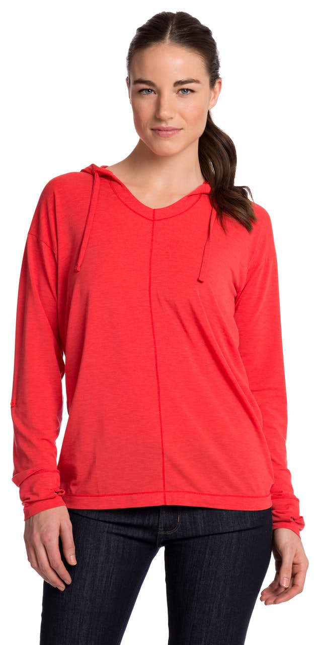 Sparrowgrass Hooded Long Sleeve Red Huckleberry