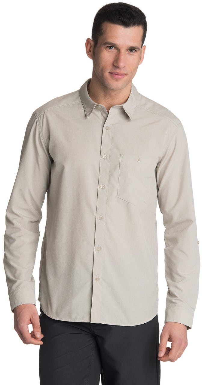 Overlook Long Sleeve Shirt Pebble Chambray