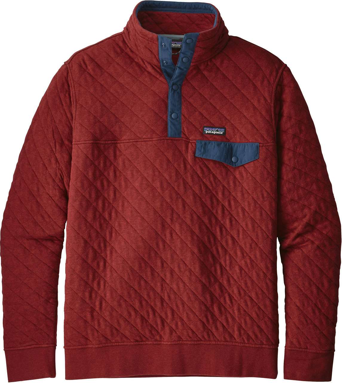 Cotton Quilt Snap-T Pullover Oxide Red