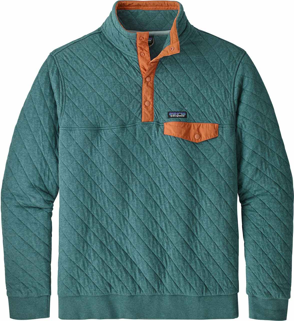 Cotton Quilt Snap-T Pullover Tasmanian Teal