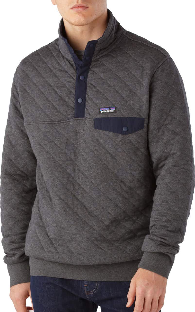 Cotton Quilt Snap-T Pullover Forge Grey