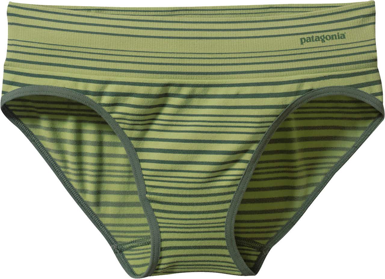 Culotte taille basse Active Rayures estragon Dipa