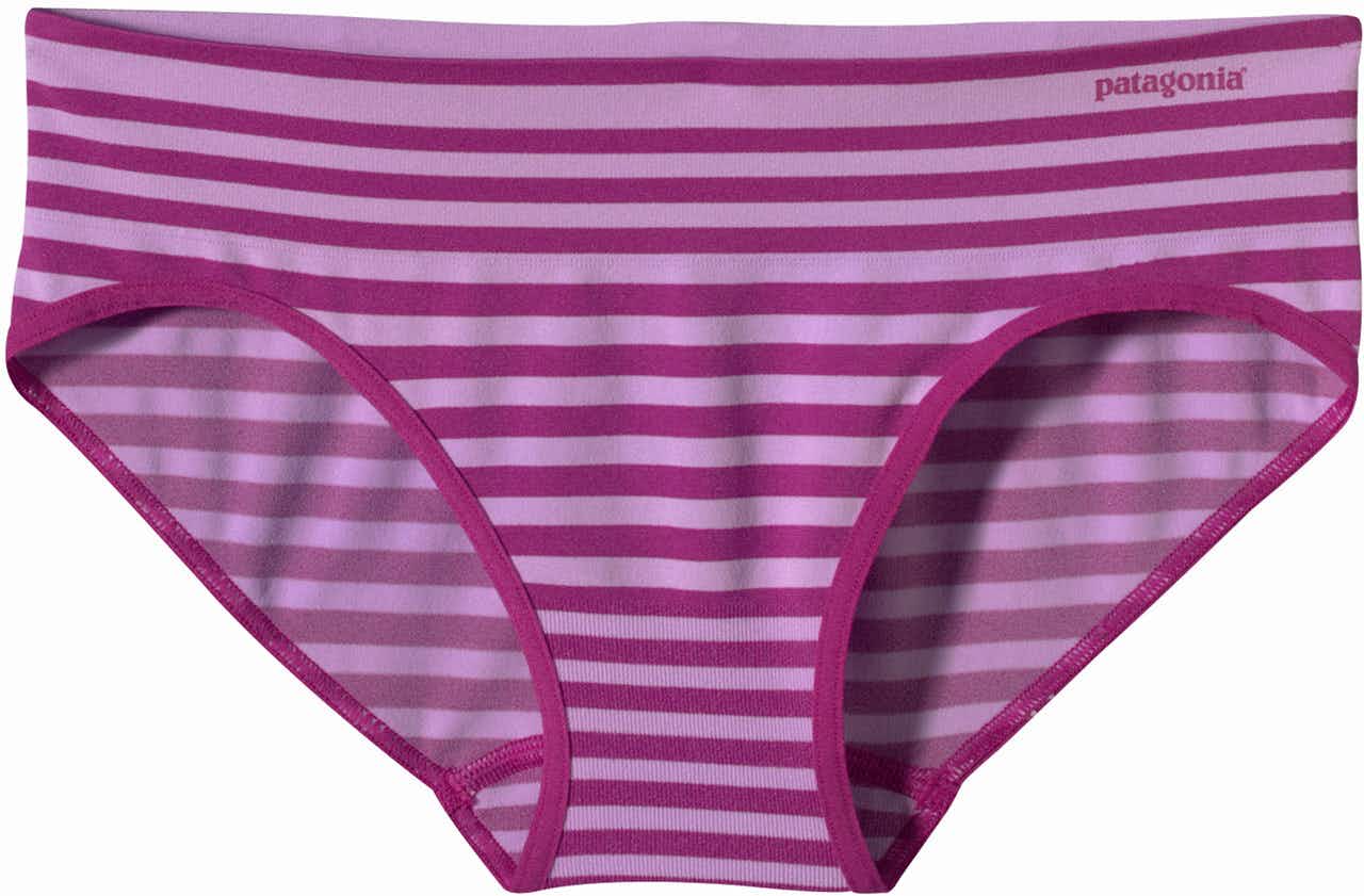 Culotte taille basse Active Rayures Felicite lilas