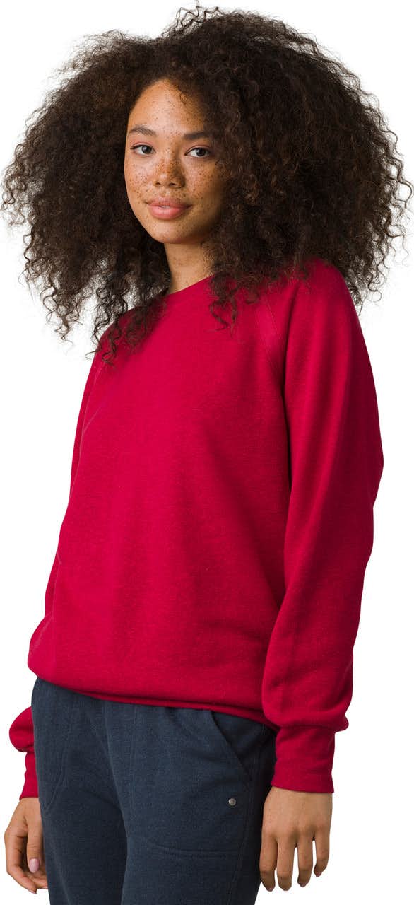 Cozy Up Sweatshirt Red Berry Heather