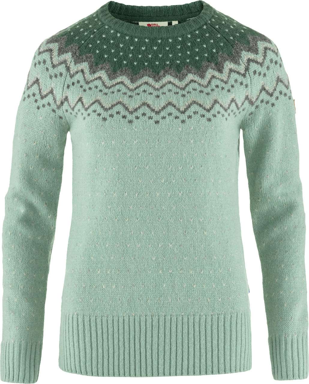 Ovik Knit Sweater Misty Green/Deep Patina