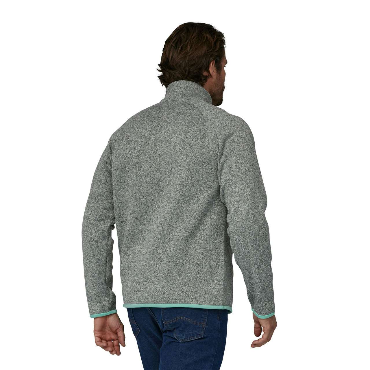 Better Sweater Quarter Zip Stonewash/Early Teal