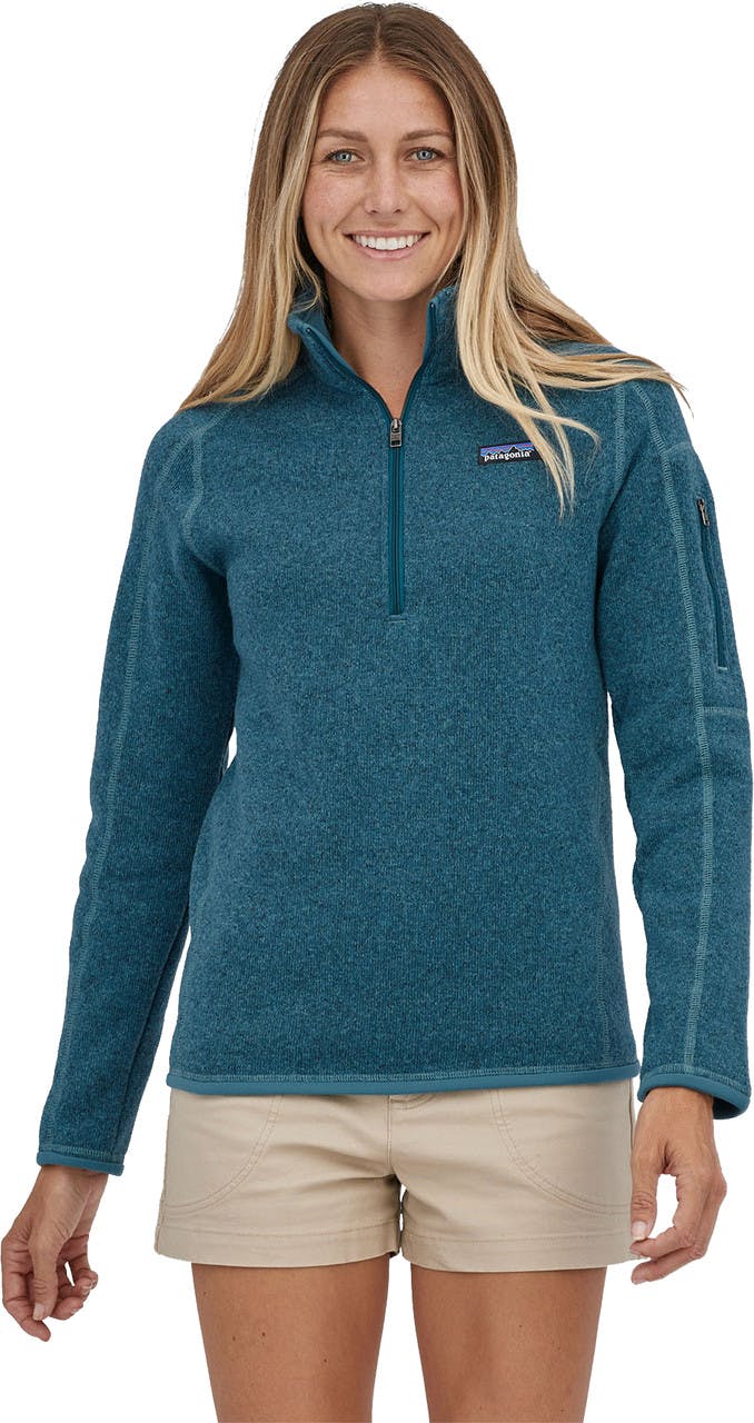 Better Sweater 1/4 Zip Abalone Blue