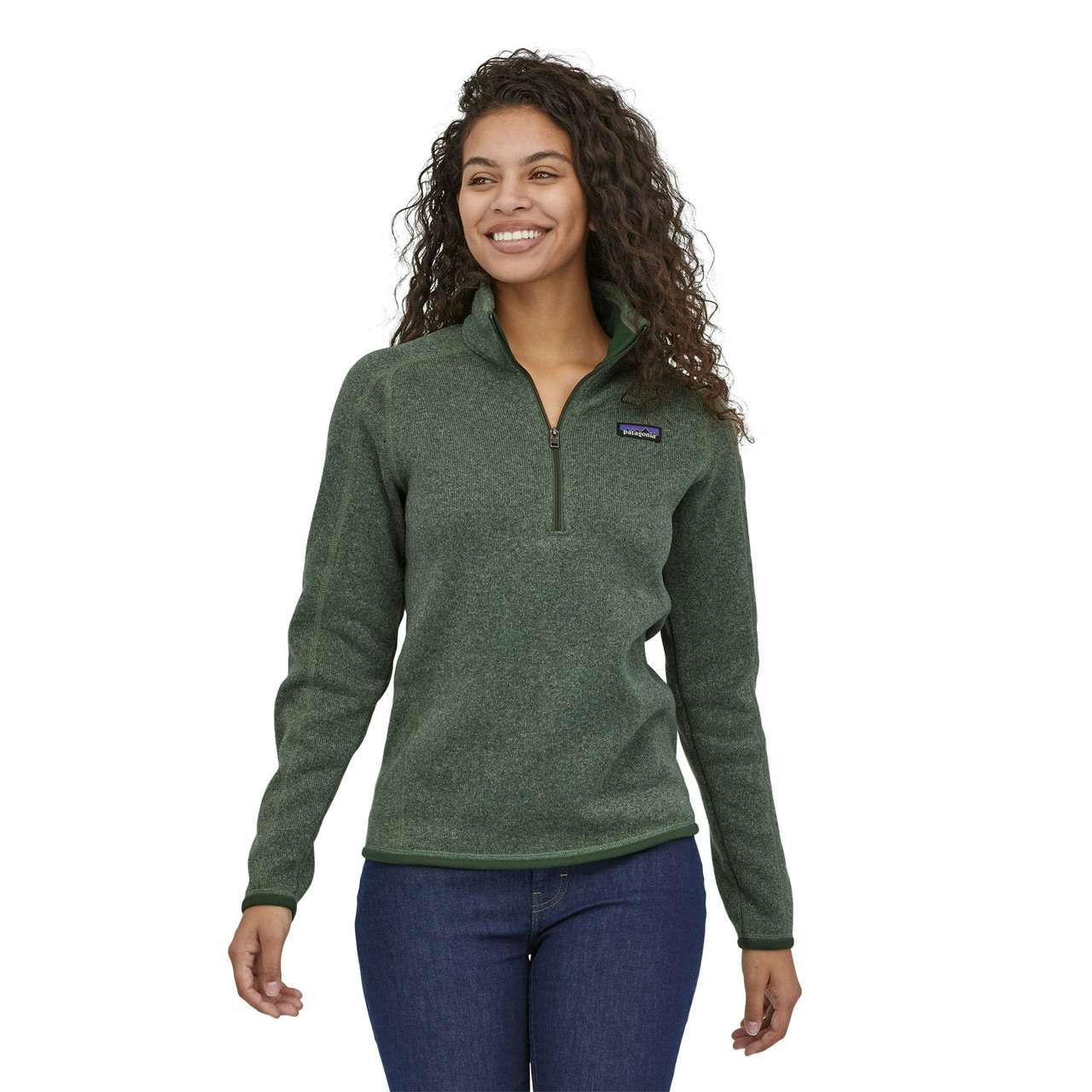 Chandail à glissière courte Better Sweater Hemlock Green