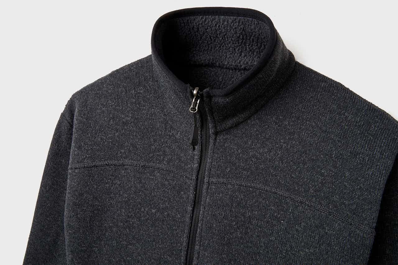 Voyager Reversible Sweater Black Heather