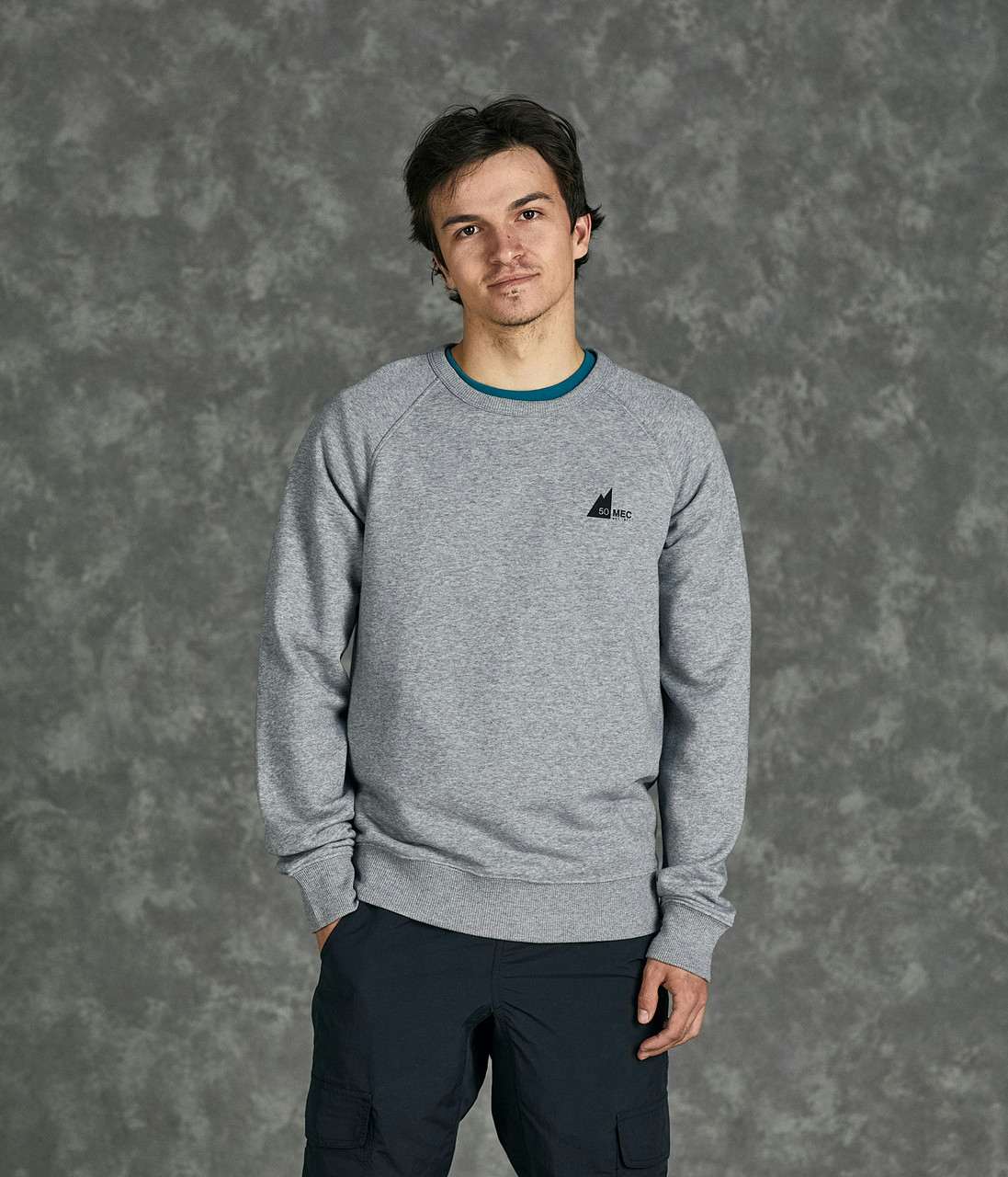 Anniversary Fair Trade Pullover Grey Heather Classic Cres