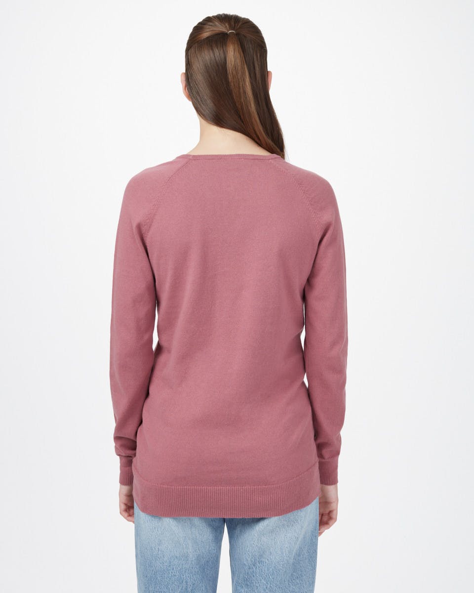 Highline Cotton Acre Sweater Crushed Berry