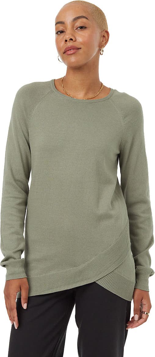 Highline Cotton Acre Sweater Agave Green