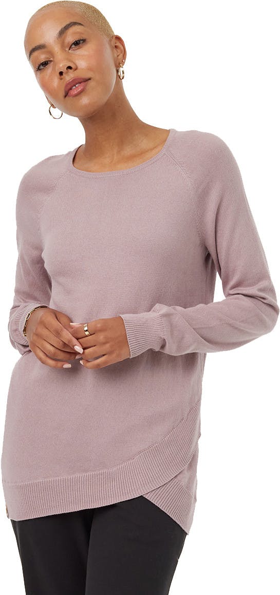 Highline Cotton Acre Sweater Lilac Chalk