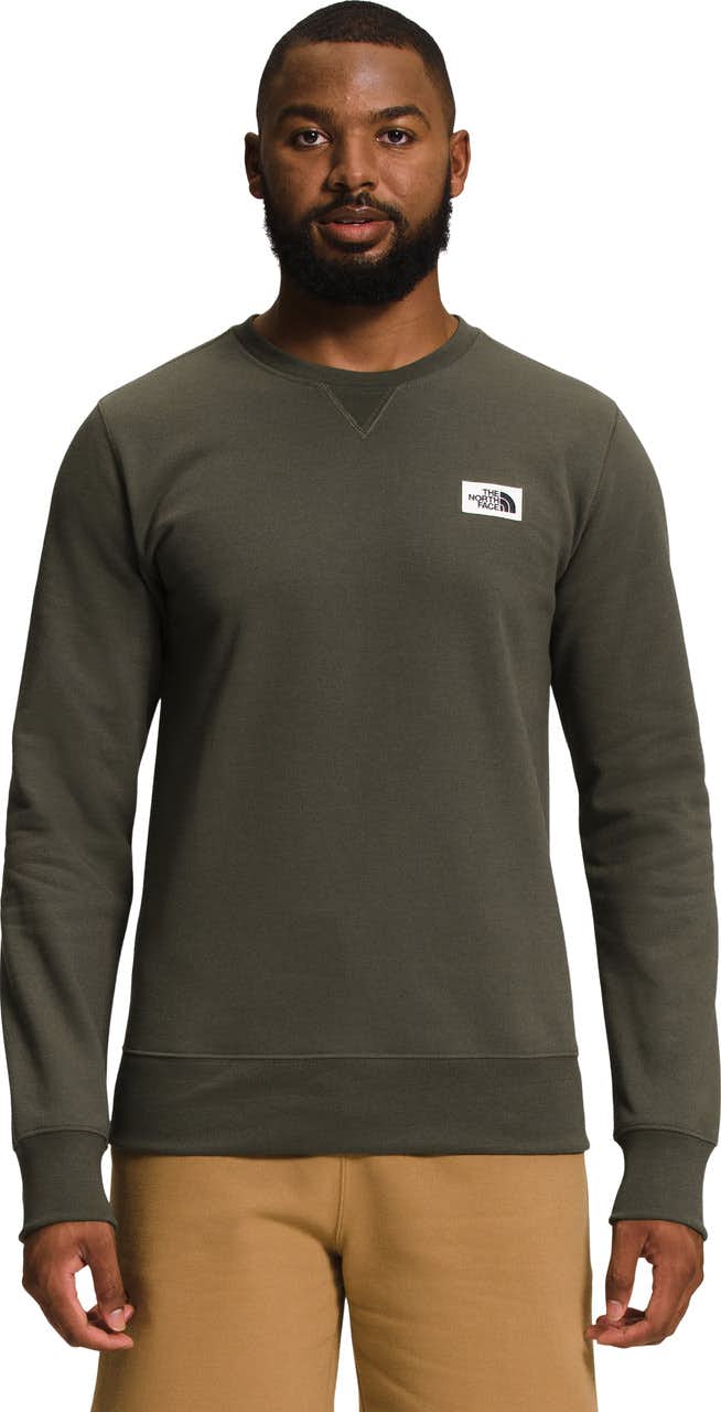 Heritage Patch Crew New Taupe Green