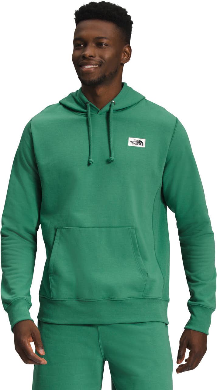Heritage Patch Pullover Hoodie Deep Grass Green