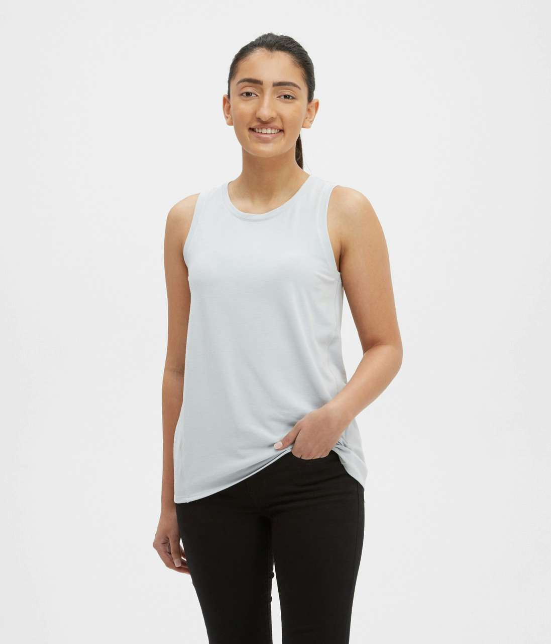 All Day Active Tank Light Grey