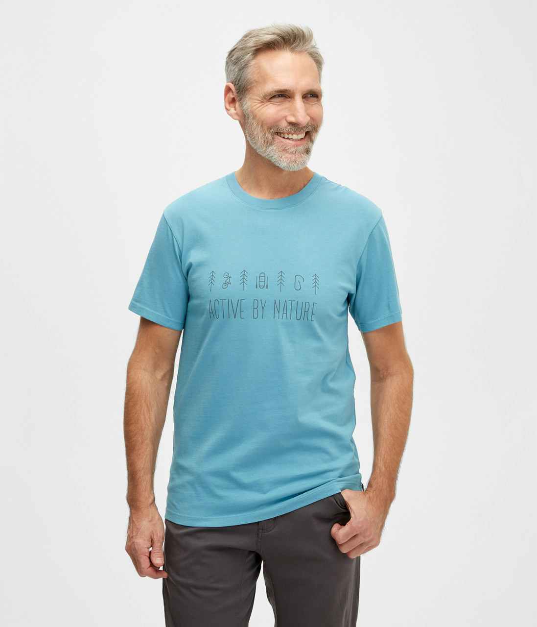 Classic Graphic T-shirt Cerulean Active By Nature