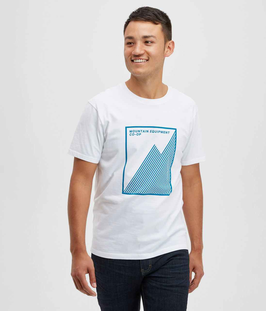 Classic Graphic T-shirt White Skyline Graphic