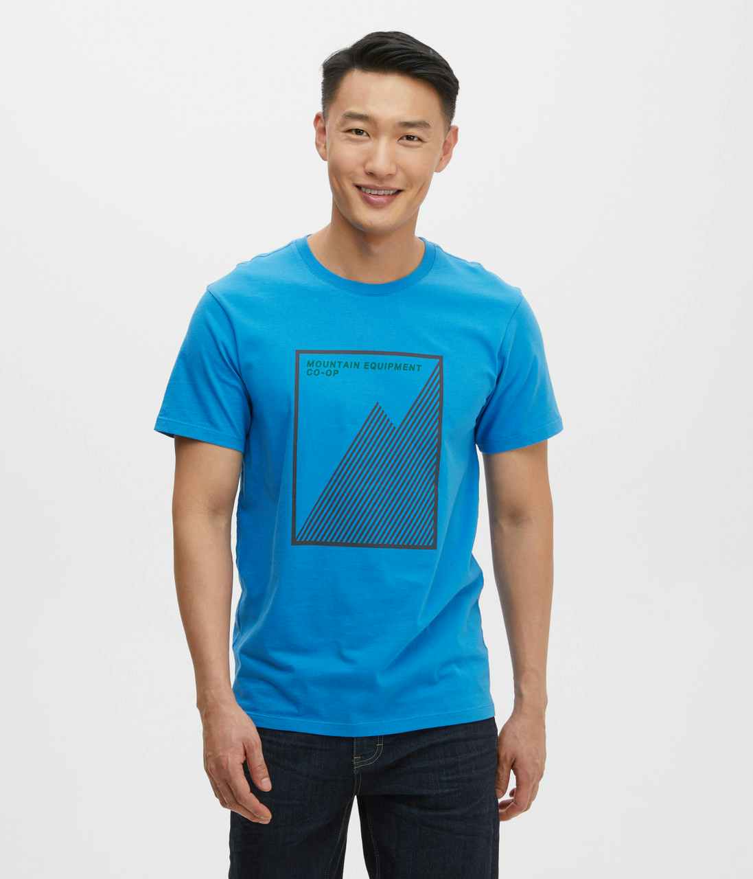 Classic Graphic T-shirt Blue Grotto Skyline Graph
