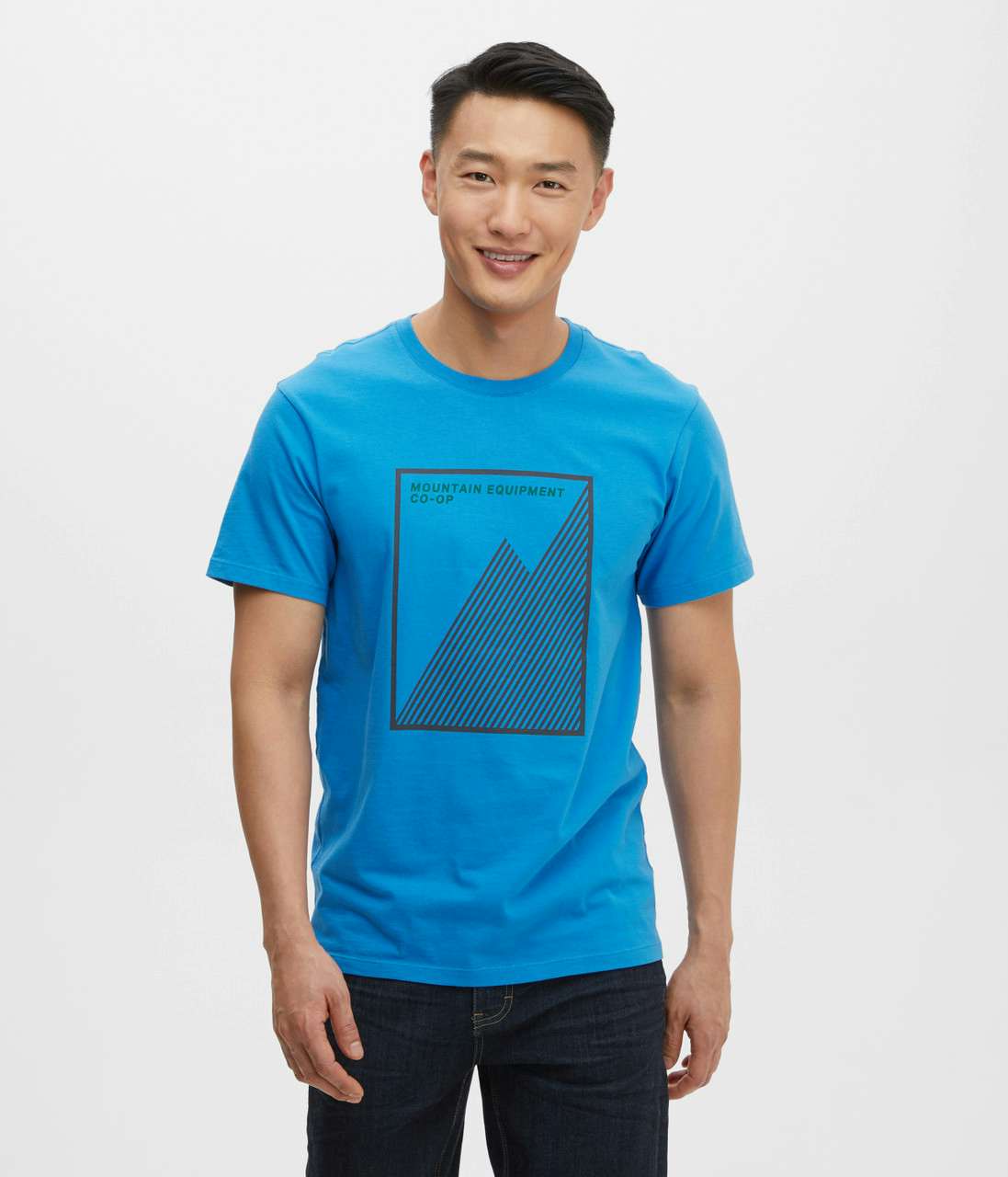 Classic Graphic T-shirt Blue Grotto Skyline Graph