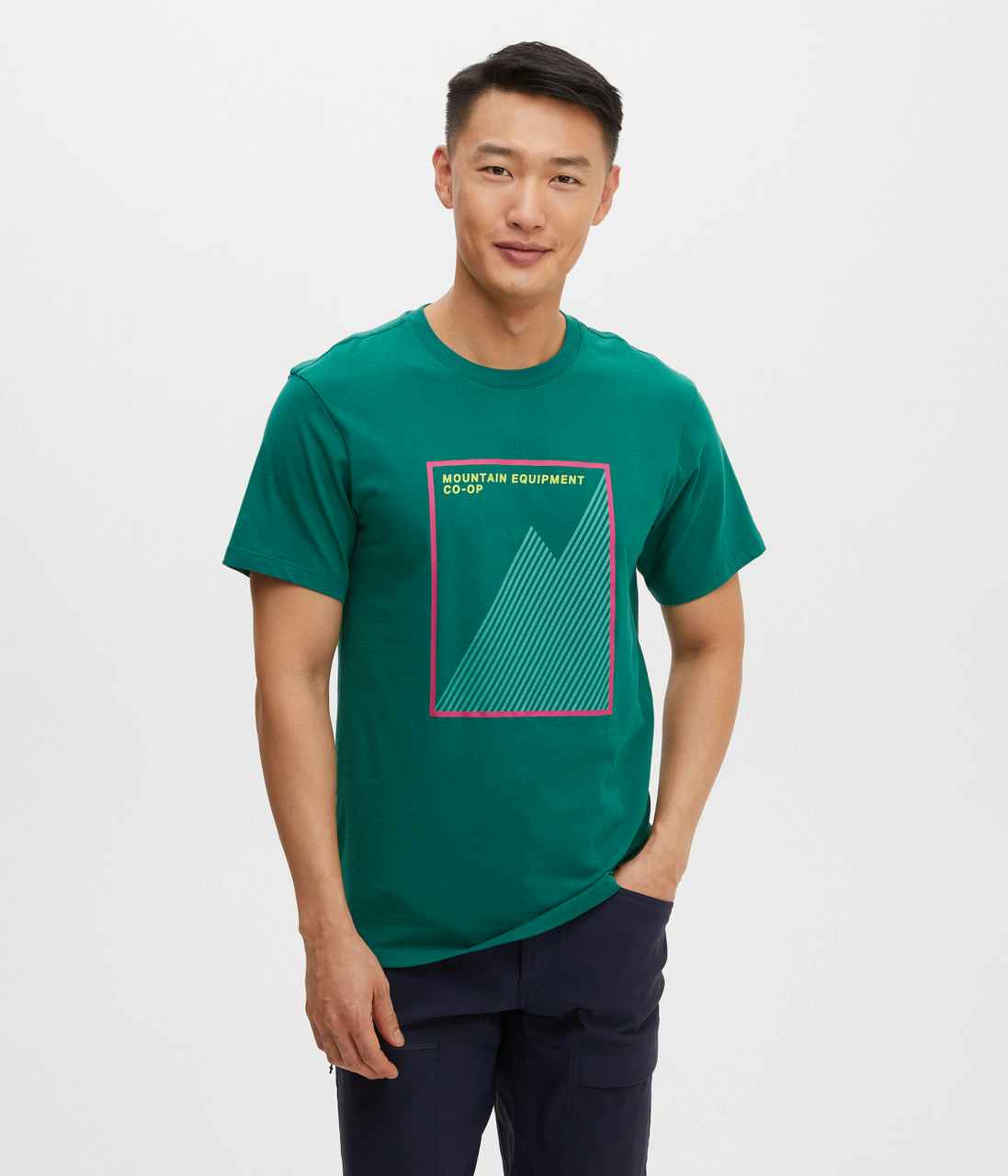 T-shirt Classic Graphic ImpSilhouette vert malard