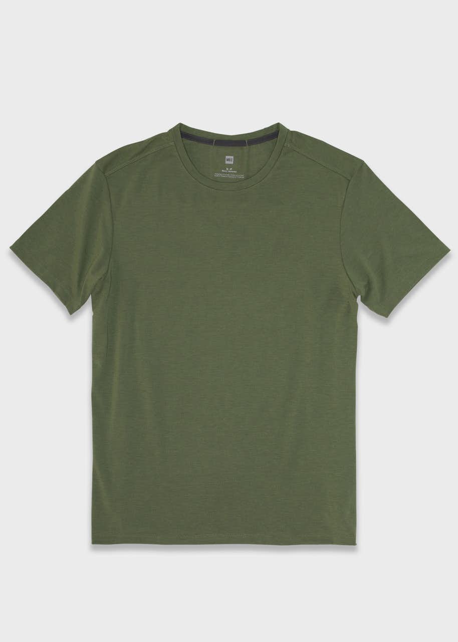 All Day Essentials Short Sleeve T-Shirt Green Olive Heather