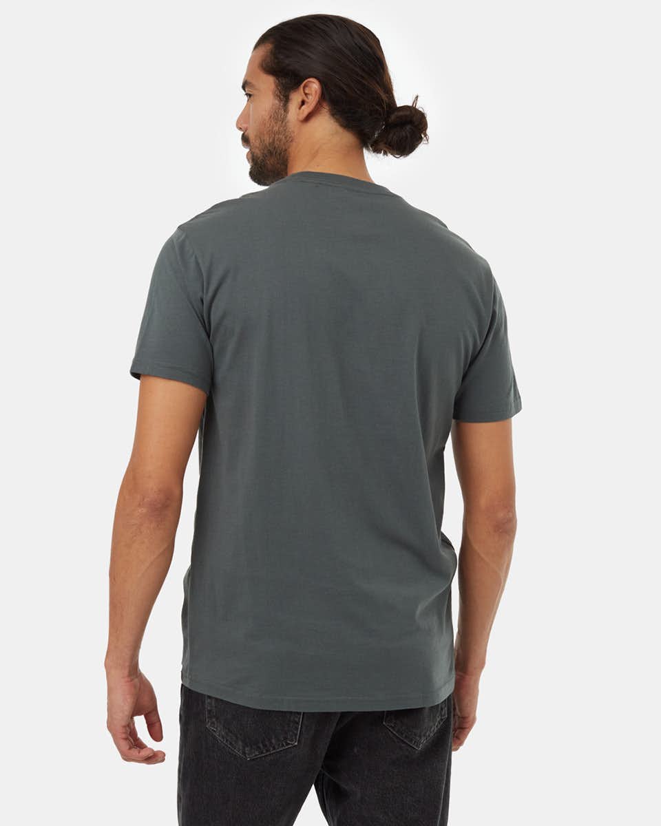 Elm Cotton Classic T-Shirt Urban Green/Plaza Taupe