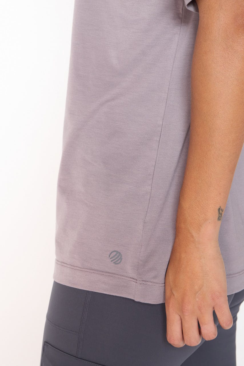 Dynamic Boyfriend Short Sleeve T-shirt Violet Smoke